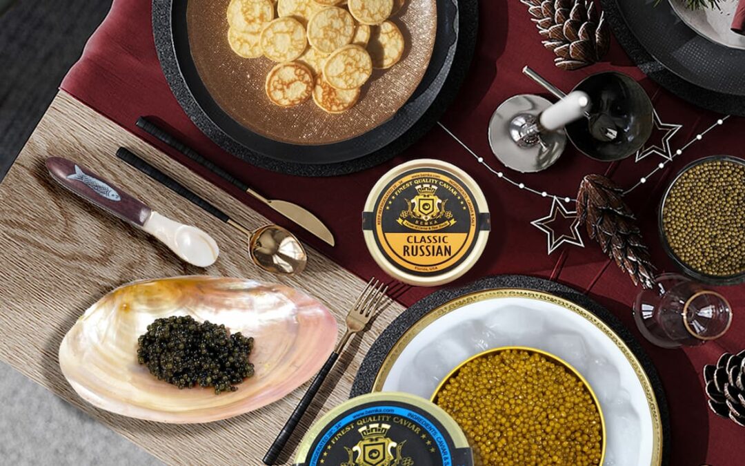 Christmas and recipes for holidays with Caviar